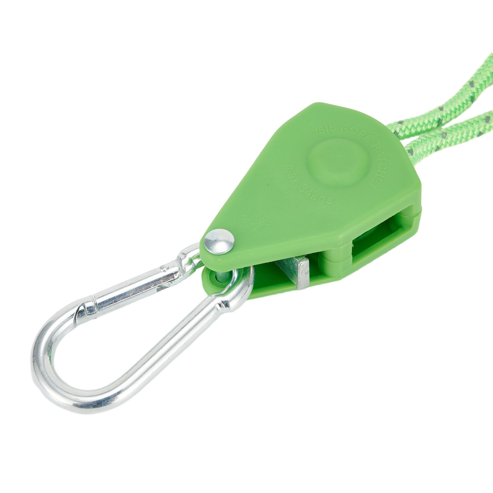 Brand New Rope Rope Buckle Stainless Steel+nylon Non Slip Ratchet Hanger