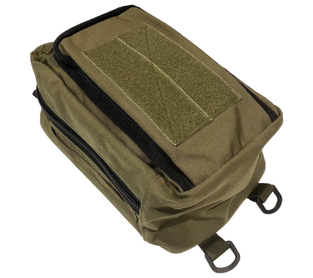 ESEE Izula Gear Advanced Survival Kit Bag Only with Map Case, Olive Drab
