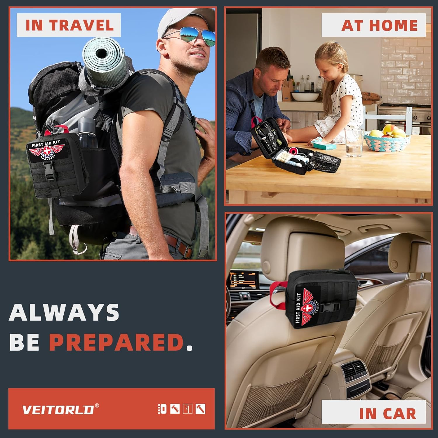 Gifts for Men Dad Husband Him Fathers Day, Survival Gear and Equipment 12 in 1,