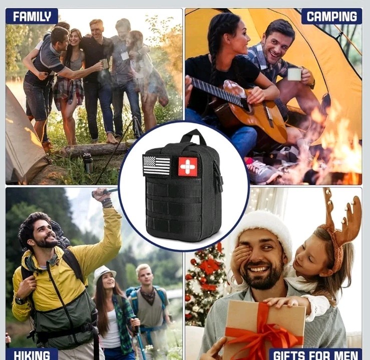 Survival Kits, 149Pcs Survival Gear First Aid Kit IFAK with Molle System