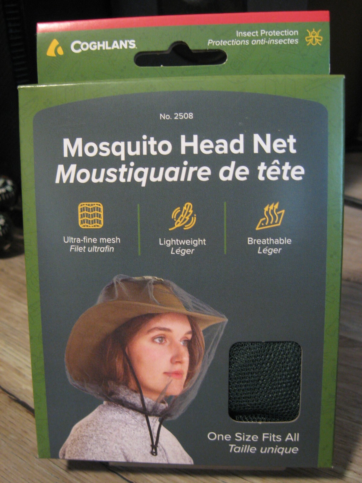 Coghlan’s Mosquito Head Net – Fine Mesh Netting 2508 – Hat Not Included