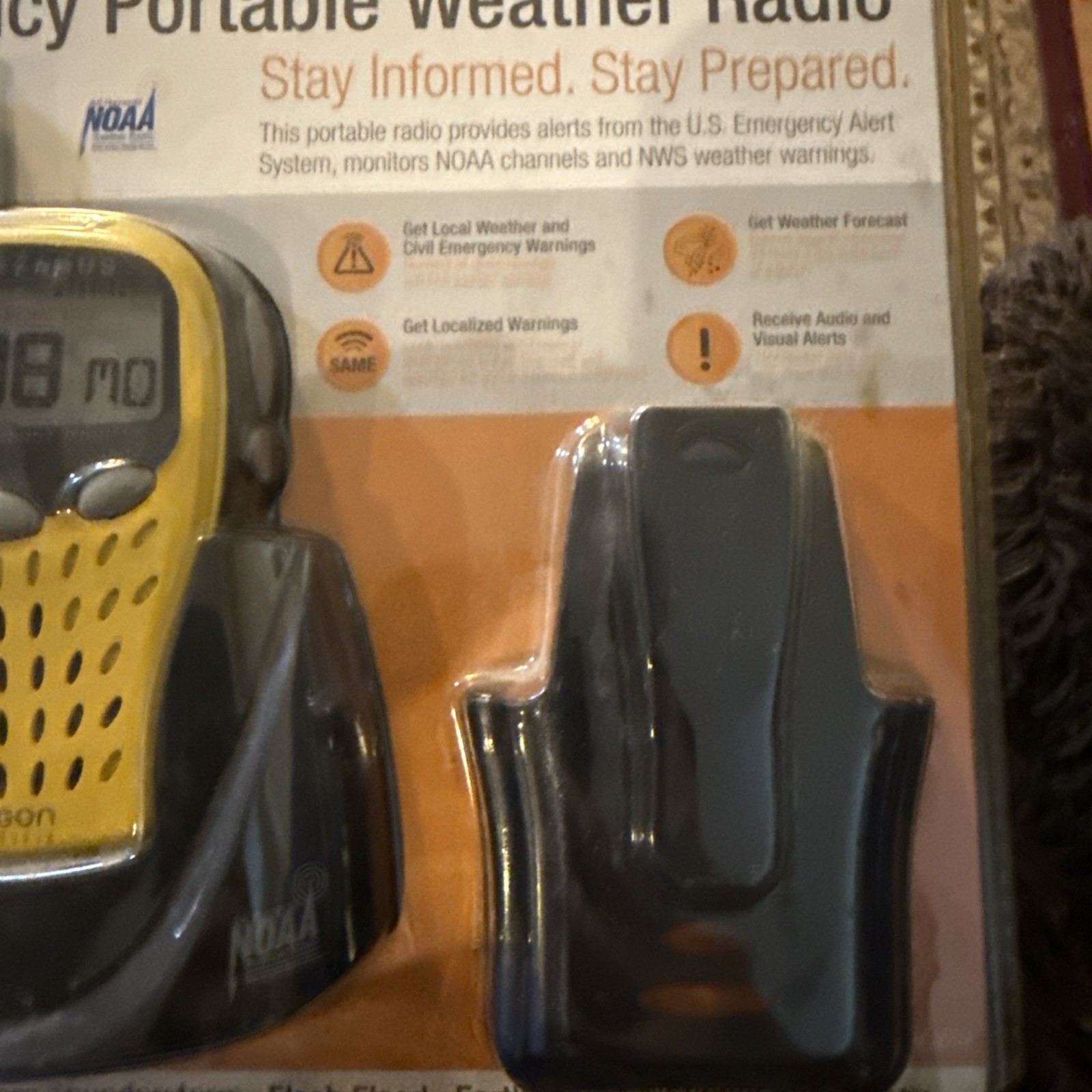 Oregon Scientific Emergency Portable Weather Radio WR601N NOAA All Hazards – New