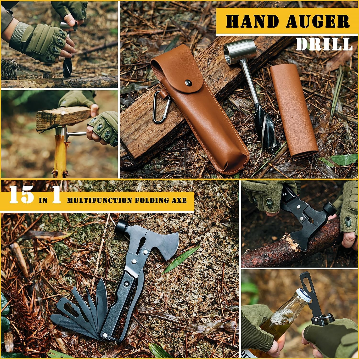 Survival First Aid Kit, Outdoor Adventure Accessories, Men’s Father’s Day Gift