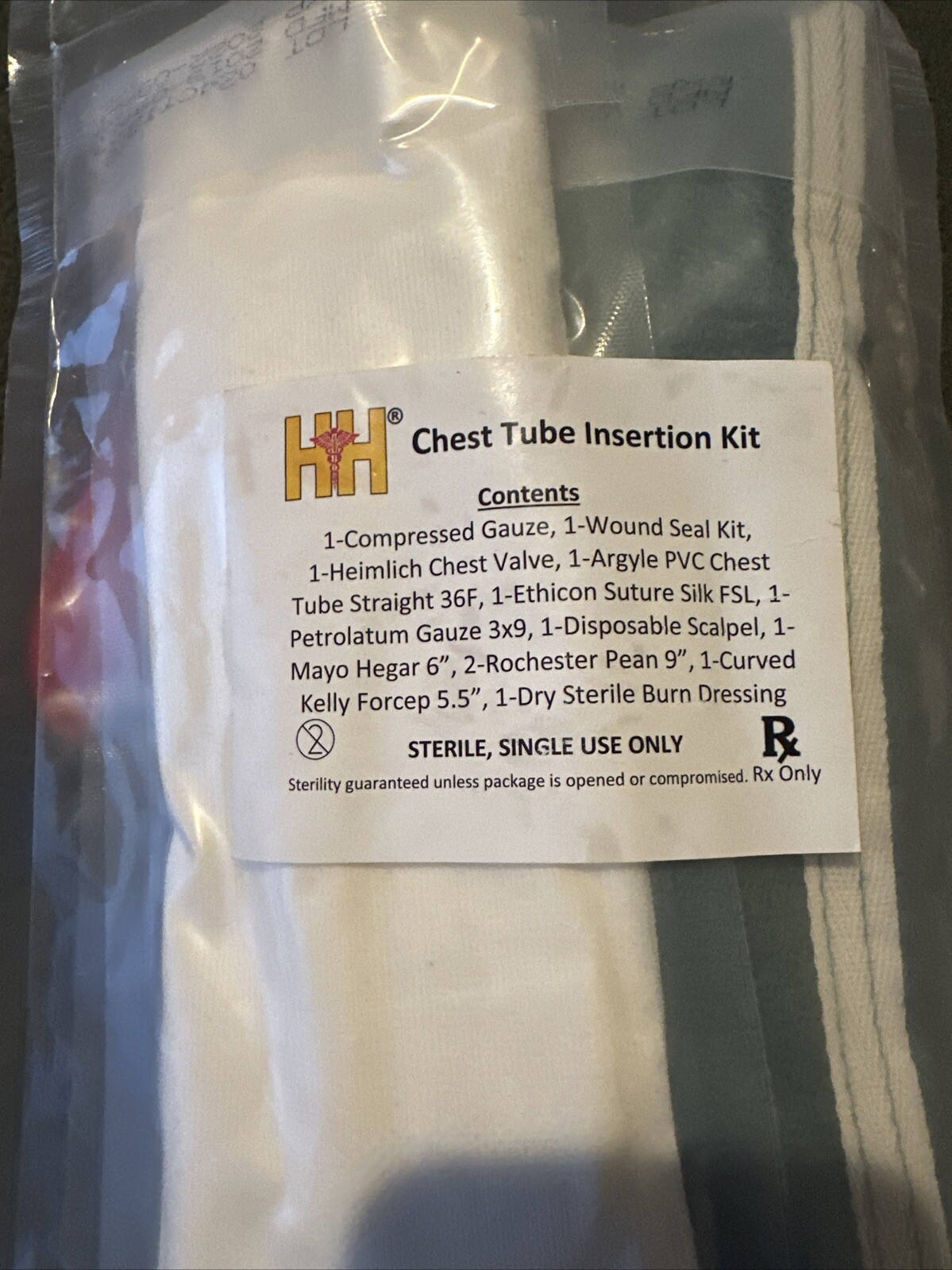 H&H Emergency Chest Tube Insertion Kit