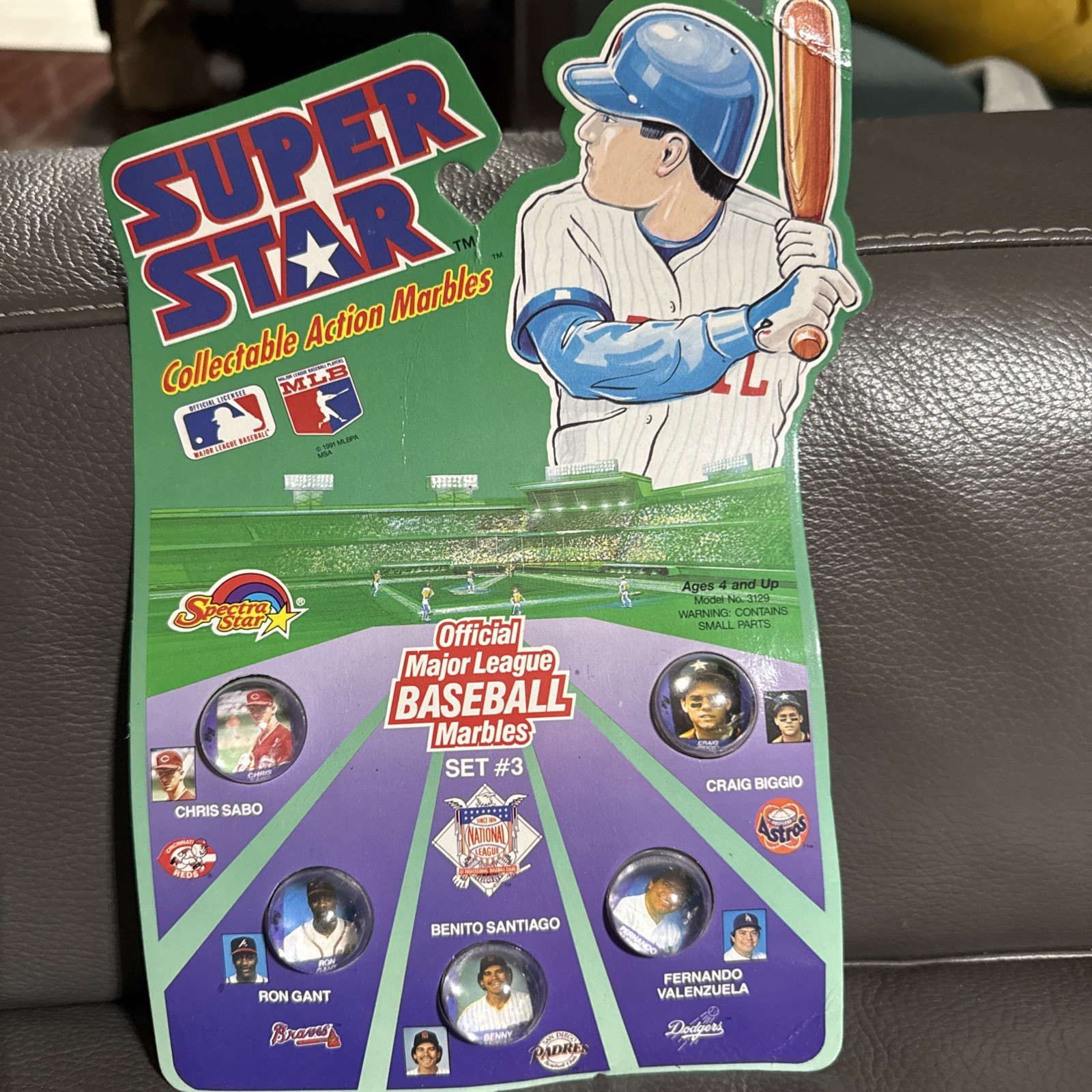 Baseball Super Stars Marbles Set 1 2 3 4 Ken Griffey Jr Nolan Ryan Barry Bonds
