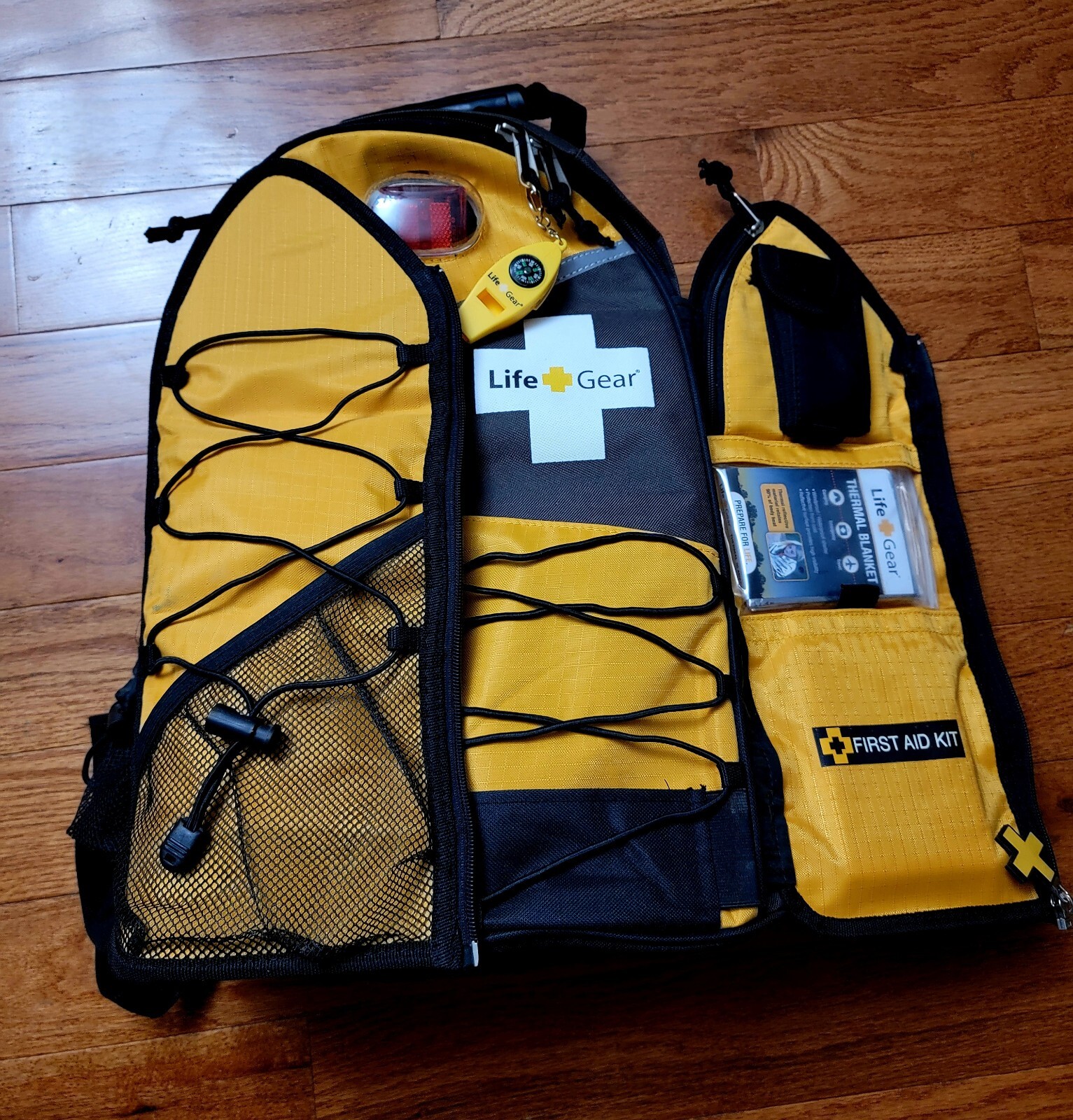 Life Gear Wings of Life 72 hour survival kit backpack New No Box.No Bottle Water