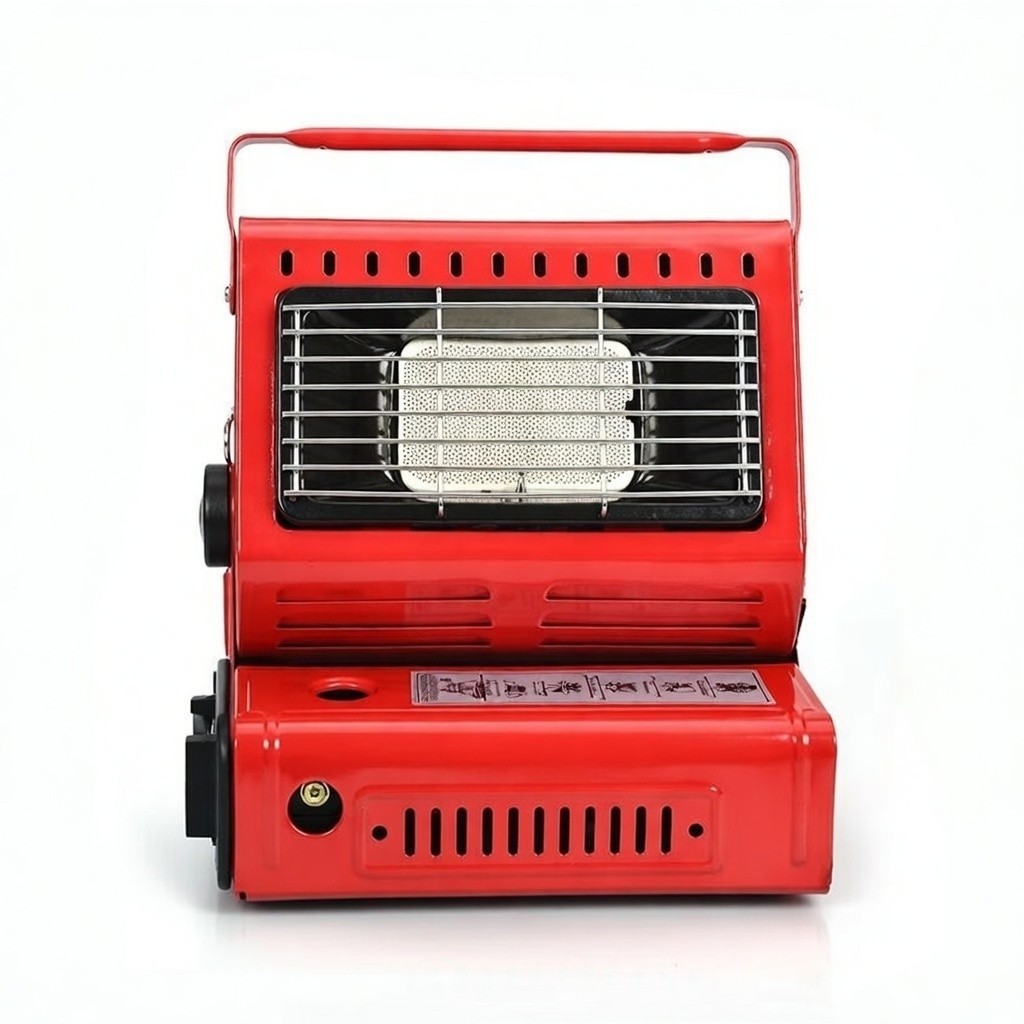 Portable Butane Camping Heater Survival Emergency Double Heat Source Indoor