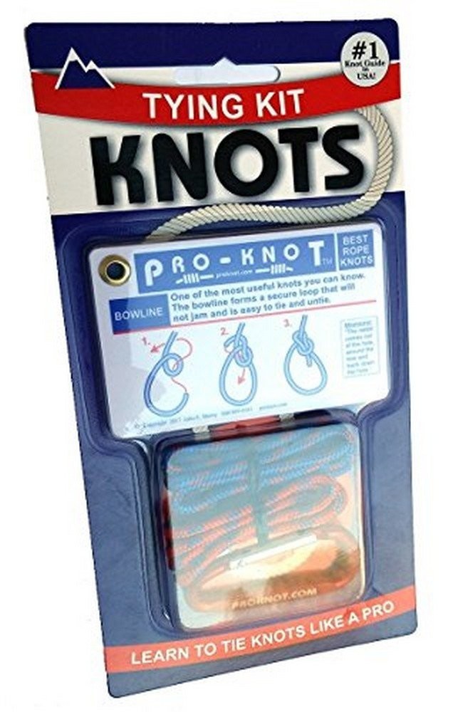 Pro-Knot Knot Tying Kit 20 Essential Rope Knots Instructions Practice – PKKIT101