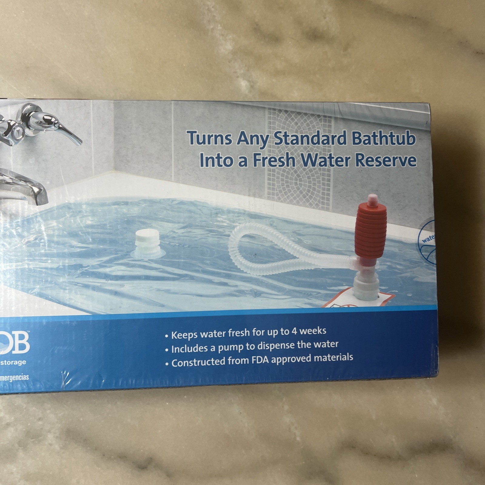 Water BOB Survival Emergency Drinking Fresh Water Storage 100-Gallons Kit Sealed