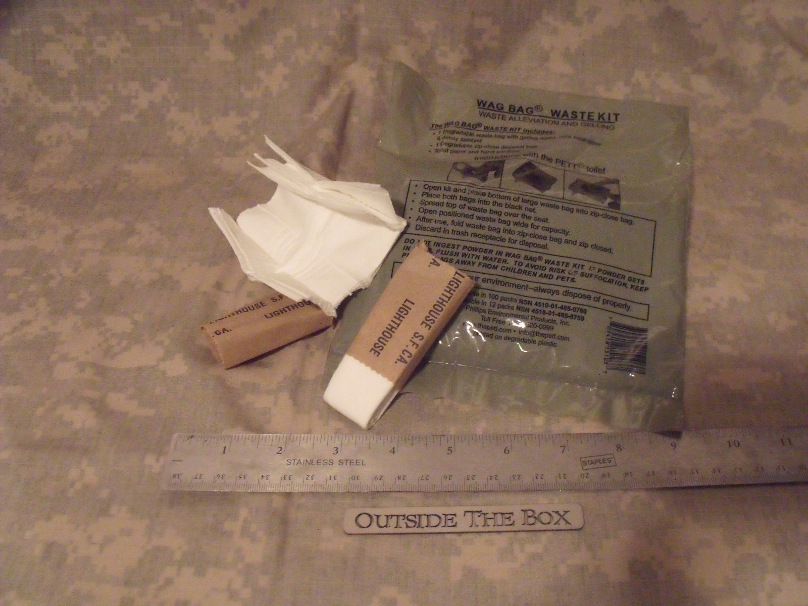 Emergency/Survival Personal Hygiene Kit: Supplemental TOILET KIT! Wag Bag Kit