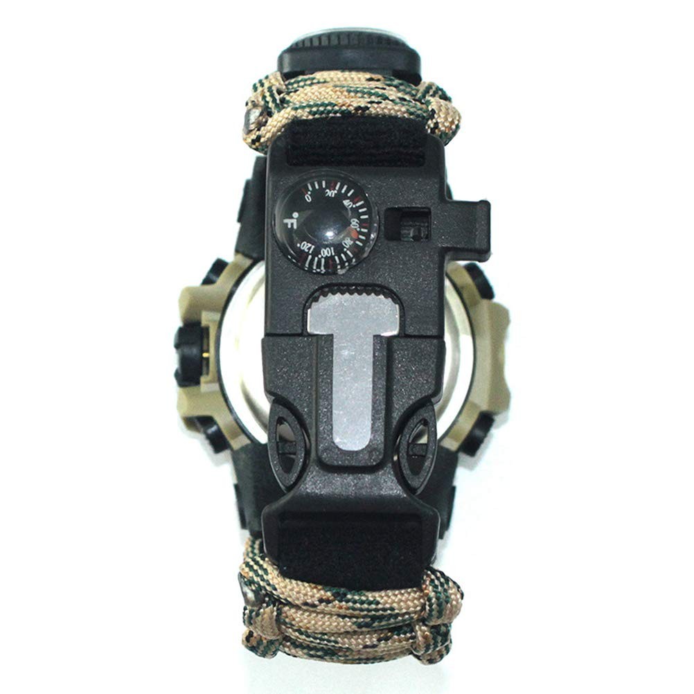 SurvivalMilitary Digital Watch, Outdoor CampingSurvival Watch, Multifunctional Arm…