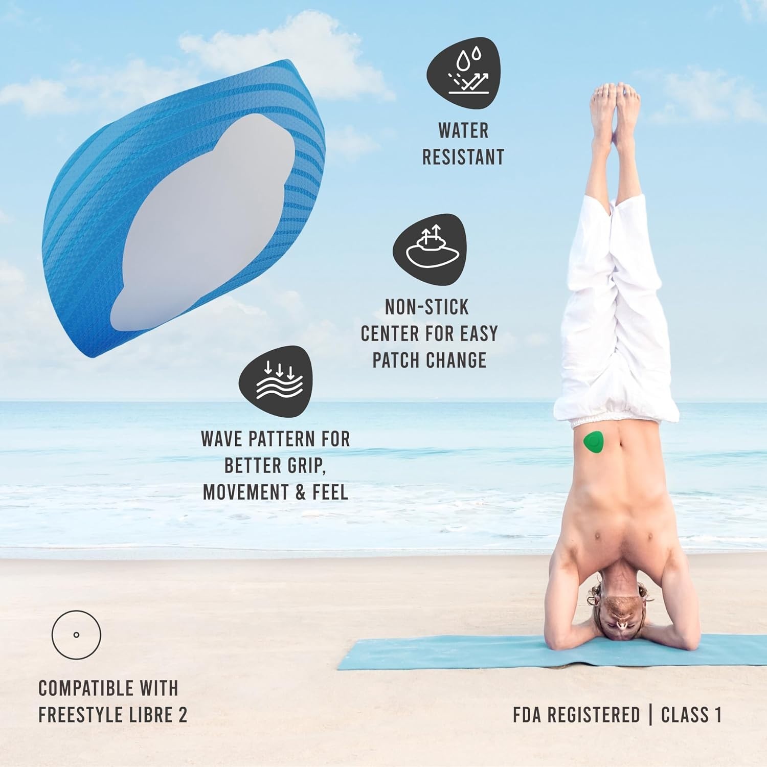 Multicolor Flexible CGM Patches for Freestyle Libre 2 – 10-14 Days of Protection