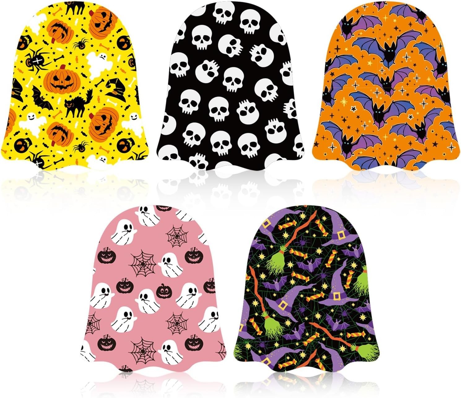 25 Pcs Adhesive Patches for Libre 2 & Libre 3, Halloween Designs Breathable N…