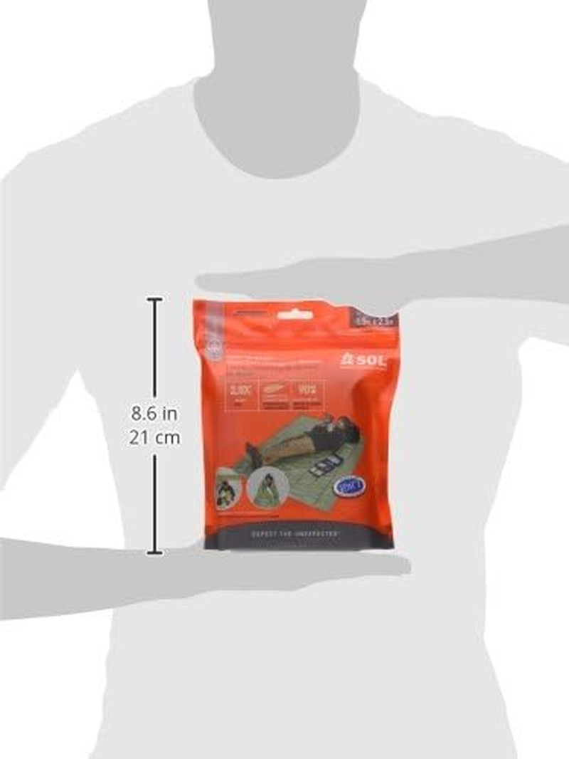 S.O.L. Survive Outdoors Longer 90% Heat Reflective Heavy-Duty Emergency Blanket
