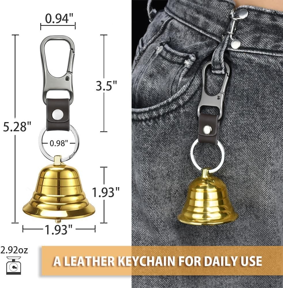 Loud Bear Bell Set to Scare Bears Hiking Essentials for Women Emergency Whistle