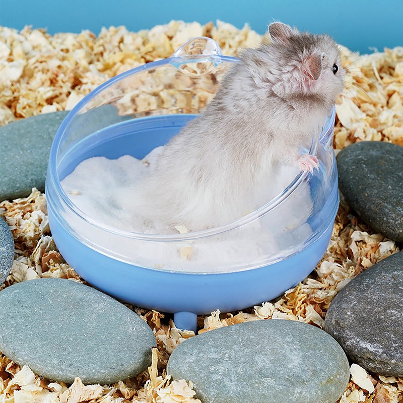 Hamster Bathroom House Sandbox Full Transparent Urine Sand Basin Pet Bathroom