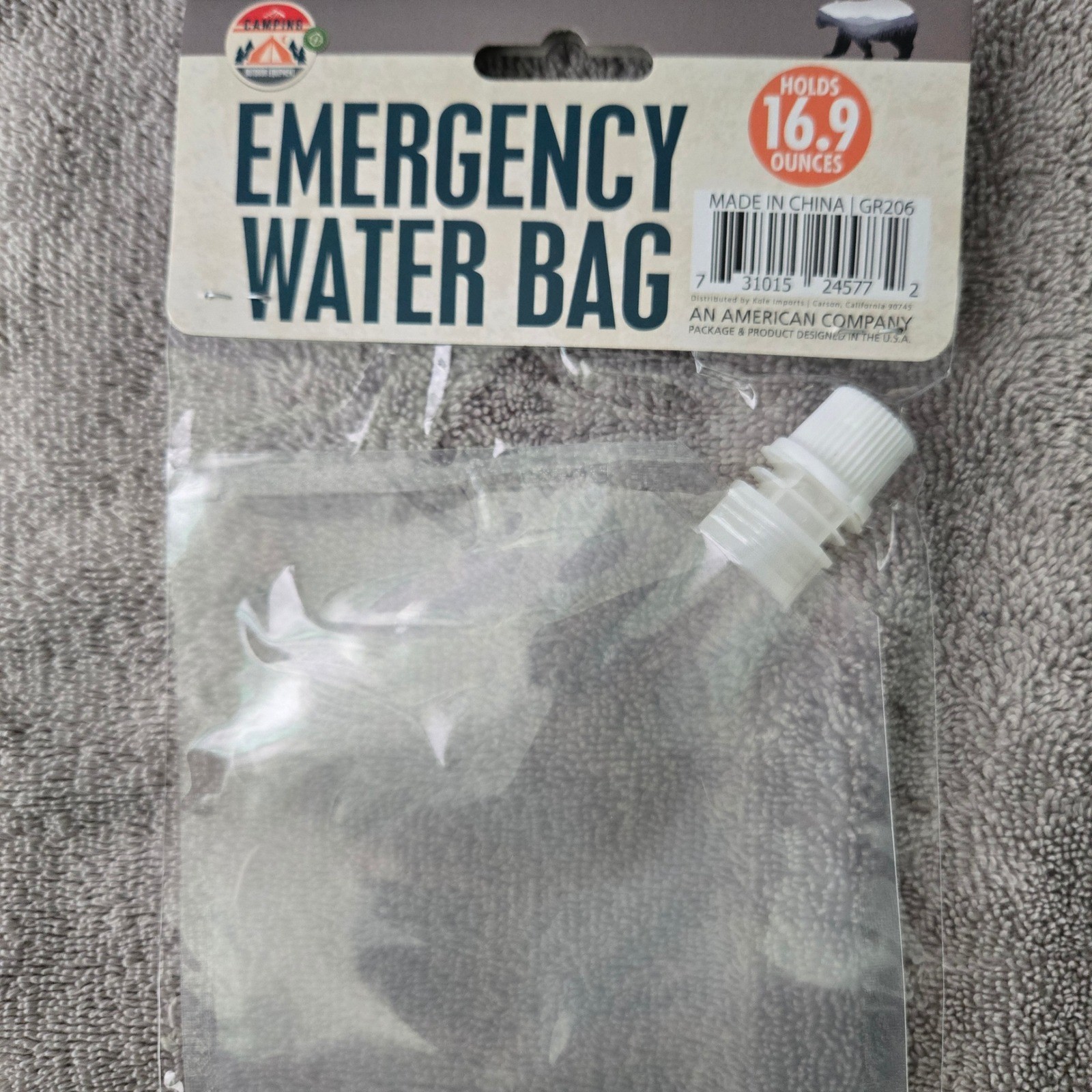 Survival Kit Bundle Paracord Bracelet Keychain Fire Starter Water Bag Car Hike