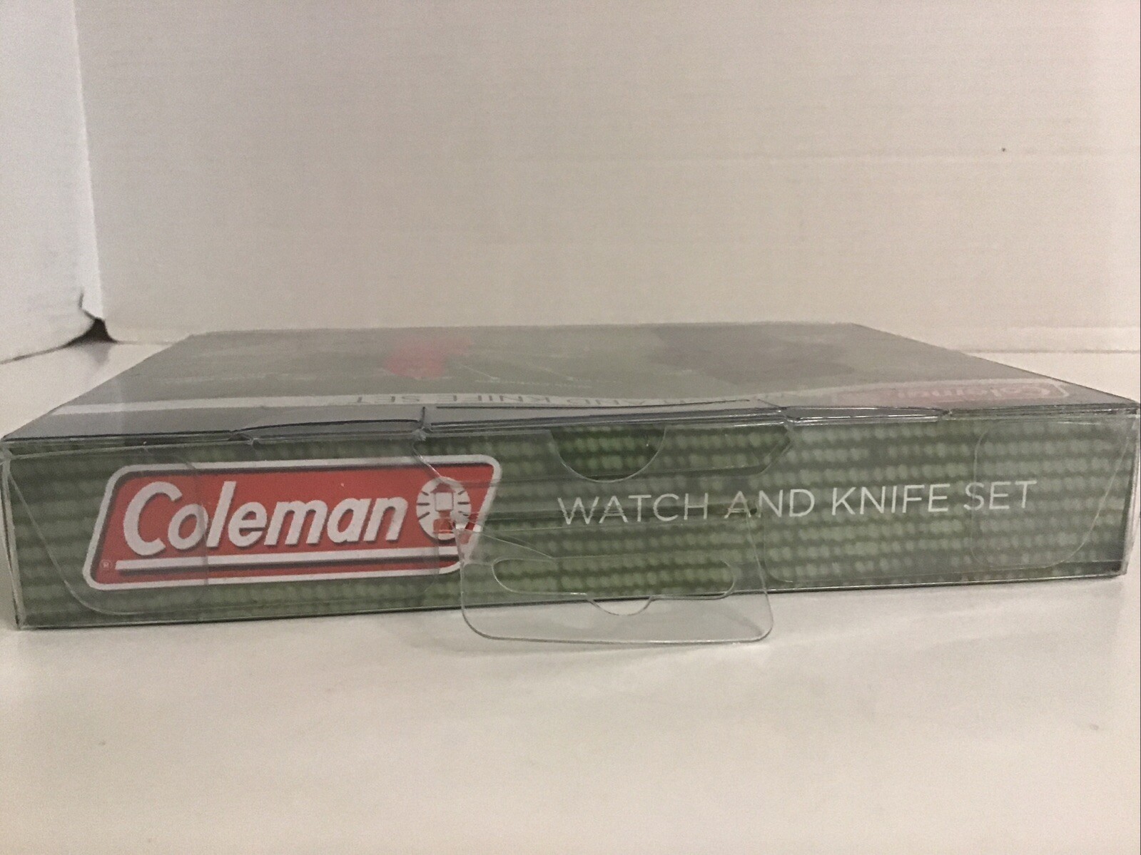 Coleman Night Sight Black And Gray Digital Watch With Band & Multipurpose Knife