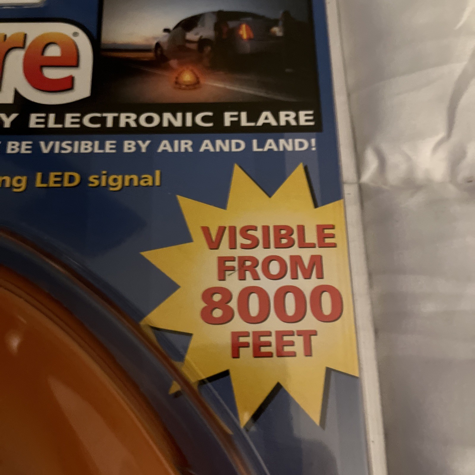 EzyFlare EZY FLARE Emergency Roadside Electronic Flashing LED Warning Light NEW!