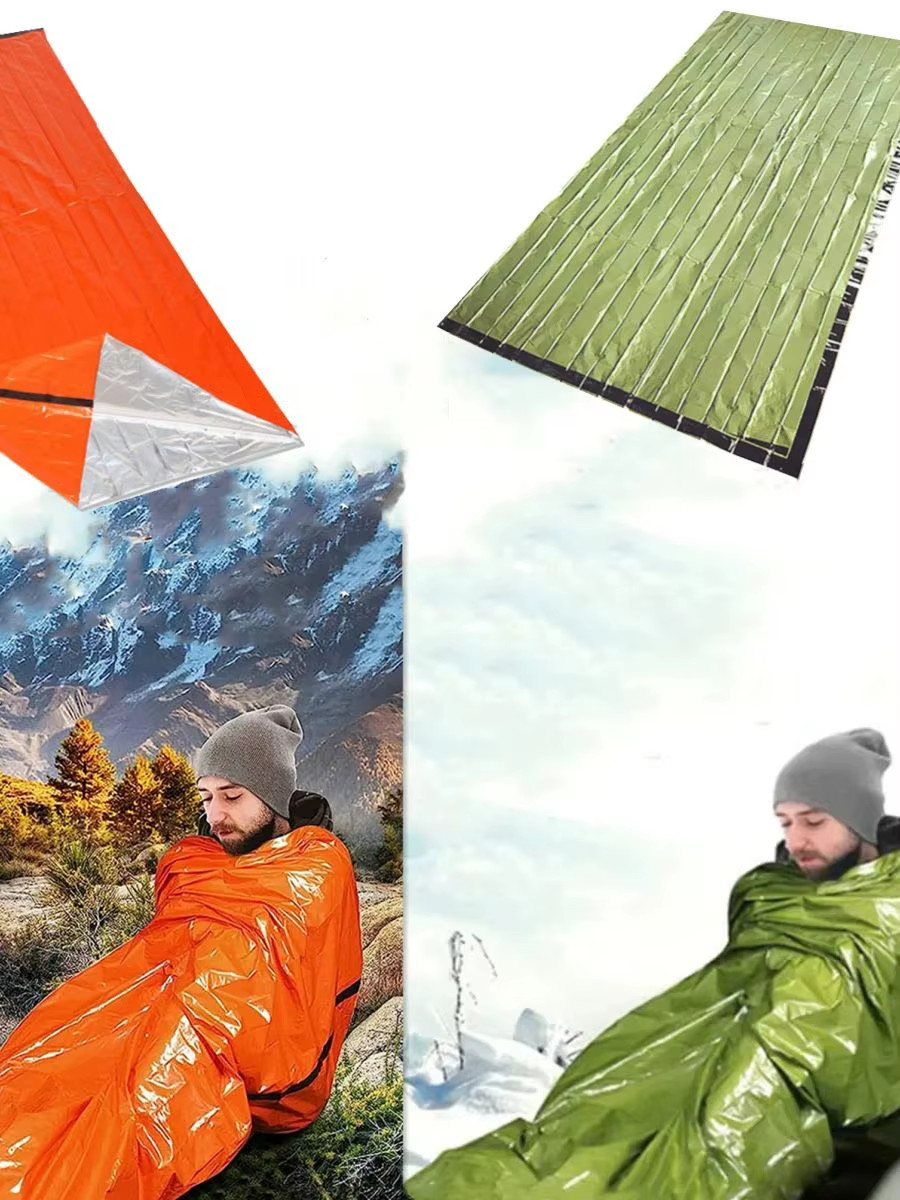 Portable Waterproof Emergency Survival Sleeping Bag Outdoor Edc Camping Gear The