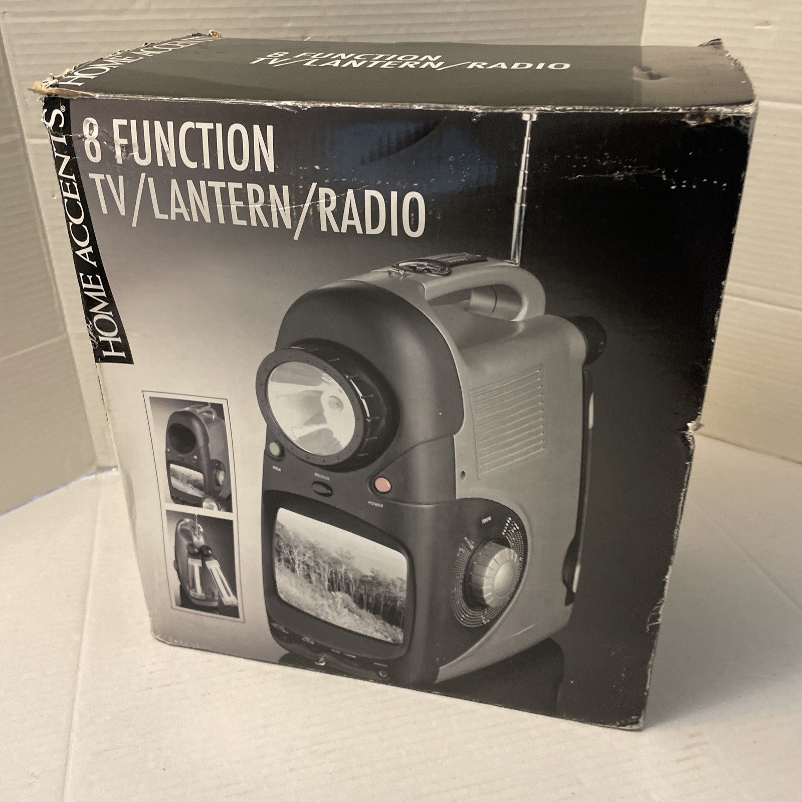 Portable TV Lantern Radio Emergency Survival Camp Storm 8 Function Home Accents