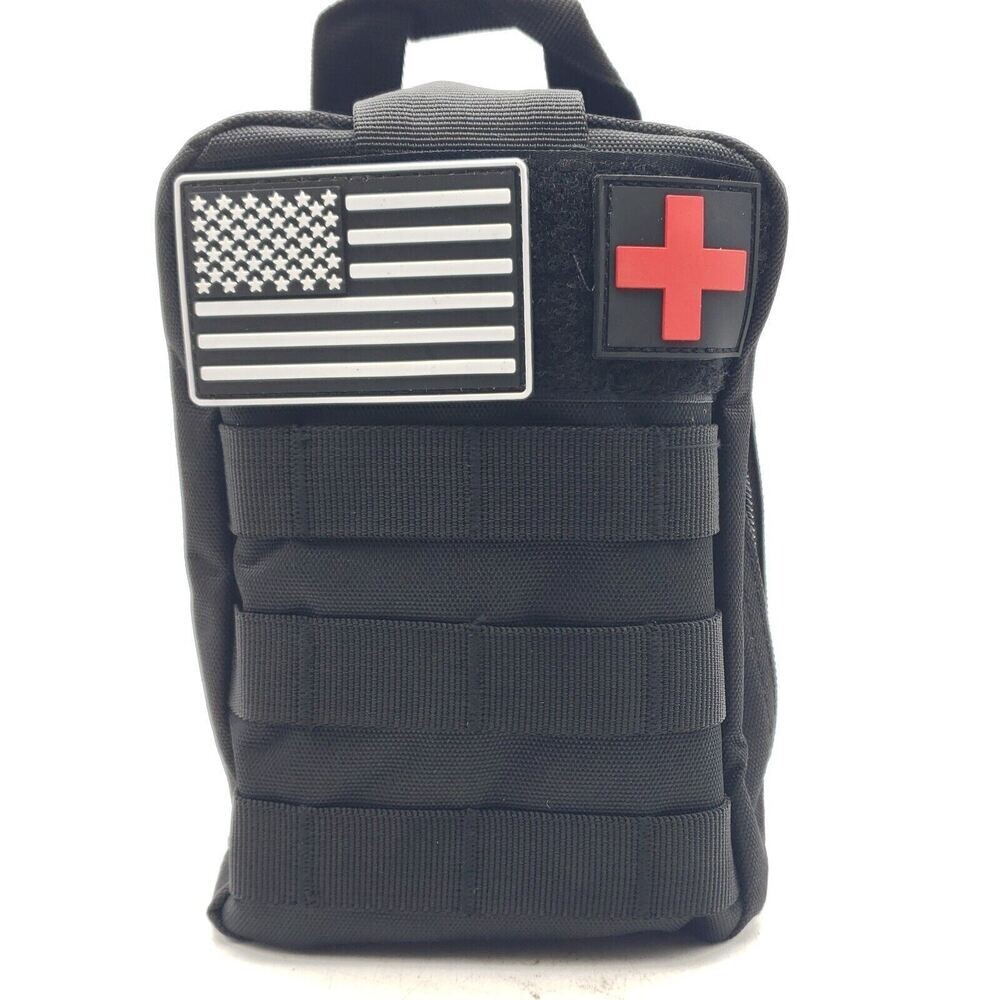 Emergency Survival Kit Bag First Aid Bug out Military Prepper Kit 142Pcs Bag