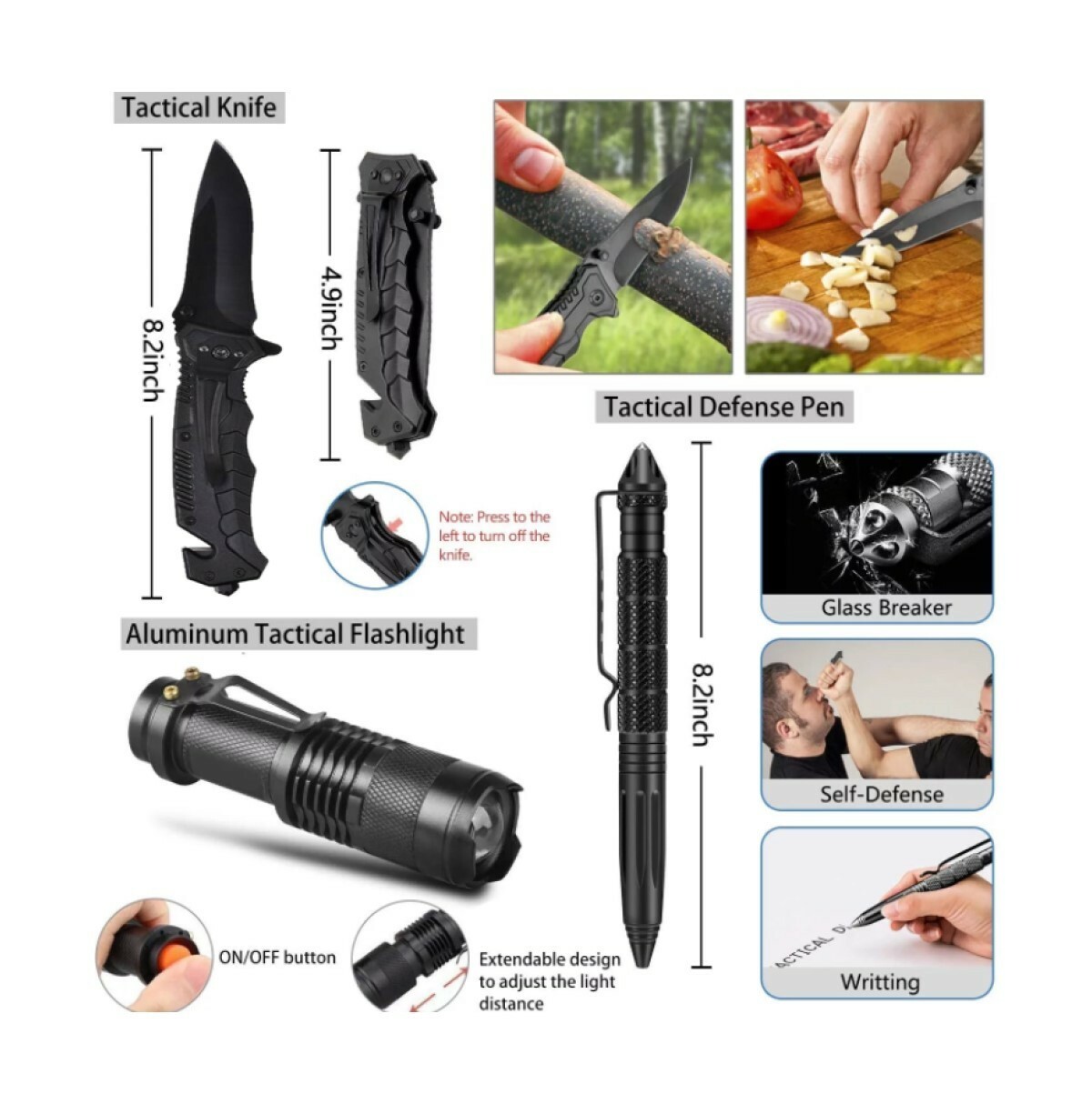 Semper Paratus Gear Gifts for Men 18 In 1 Camping Survival Kit – He will LOVE it