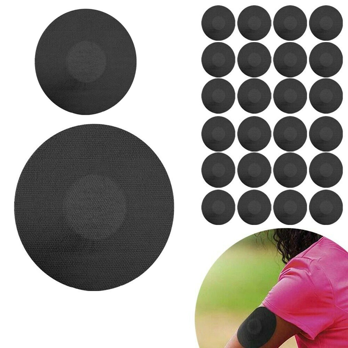 30PCS Adhesive Patches Waterproof Sensor Covers Flesh Flexib For Freestyle Libre