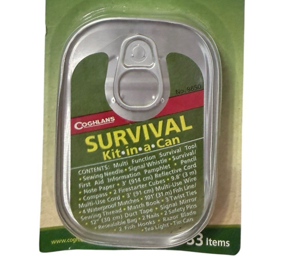 Coghlan’s Survival Kit-In-A-Can NEW
