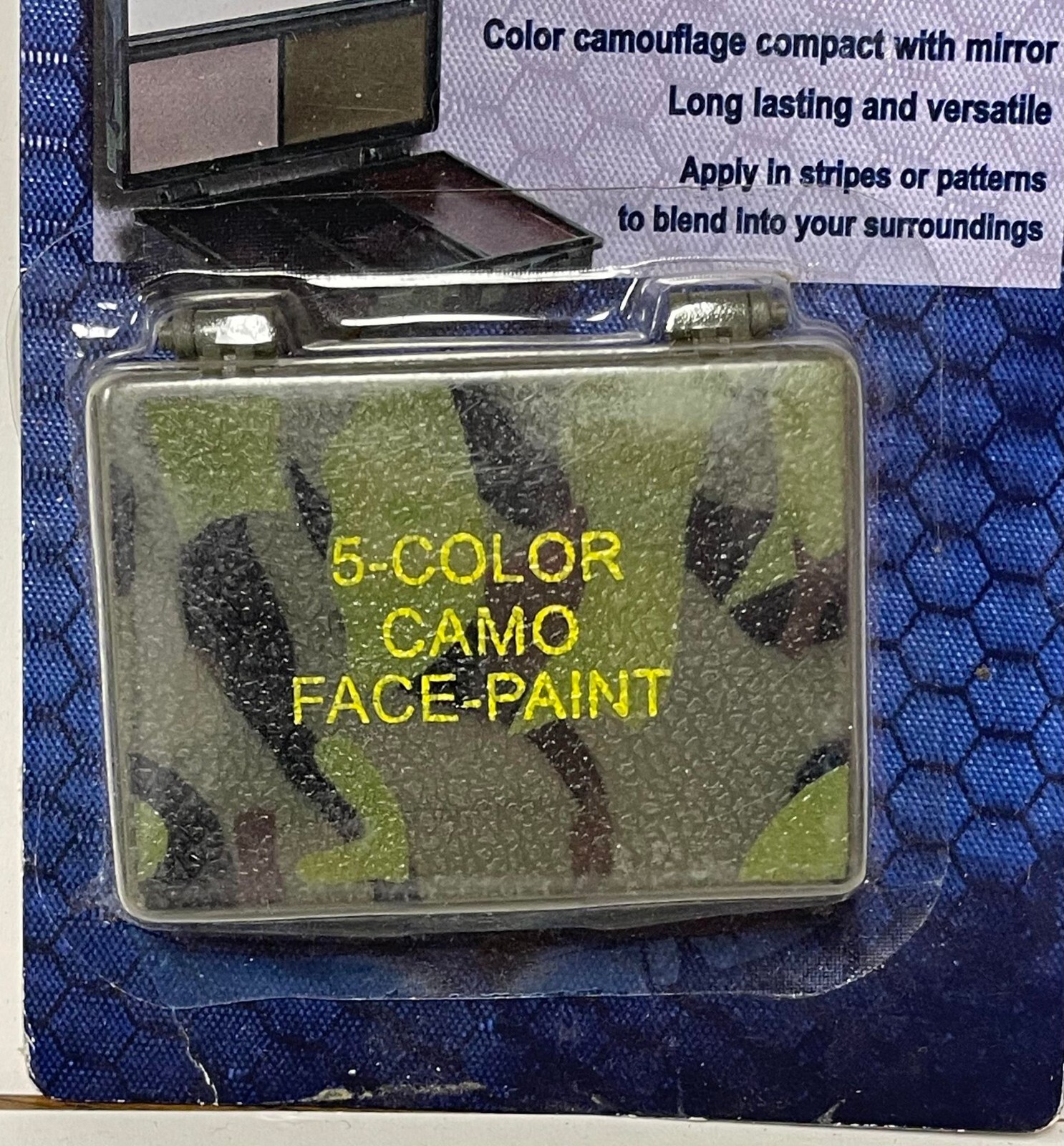 Mil-Spec Plus Adventure Gear Camouflage Compact Face-Paint 5 Colors Sealed New