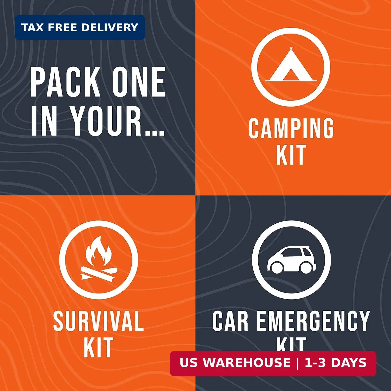 Go Time Gear Emergency Blankets for Survival (12 Pack), Mylar Emergency Survival