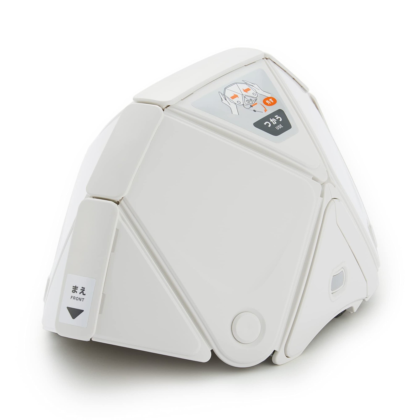 MUJI Foldable Helmet White MJ-FH2 44913314 W28.5xD20.8xH15cm PP Resin, ABS NEW