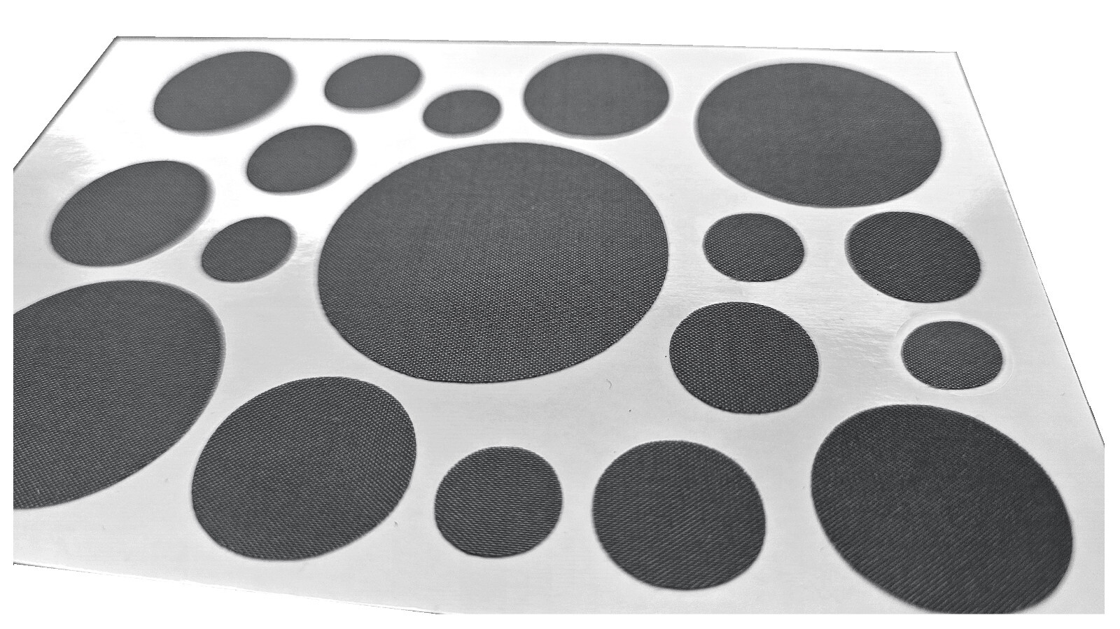 x-repair 18pcs Self Adhesive Repair Patches Circles Repair Stickers Nylon
