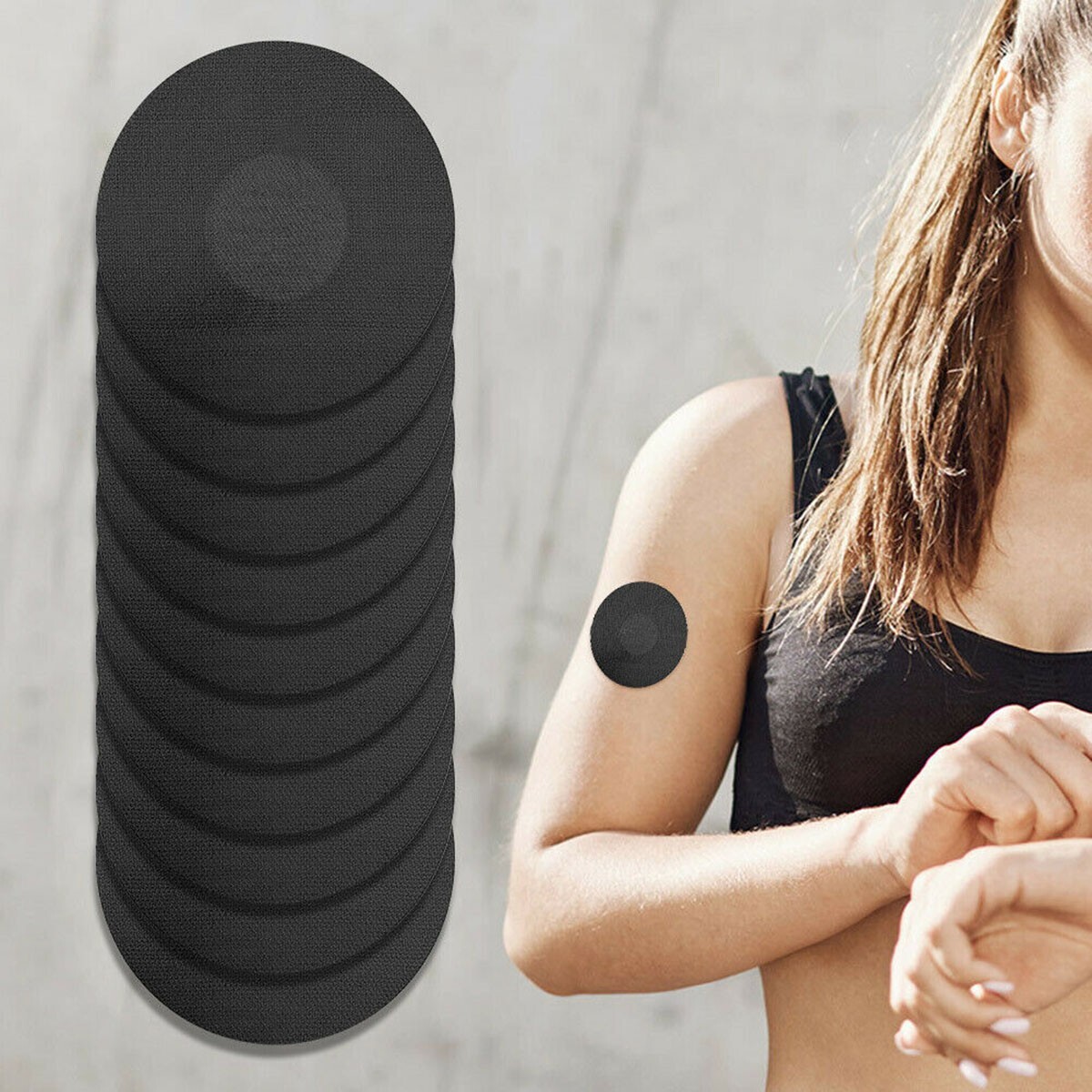 30PCS Adhesive Patches Waterproof Sensor Covers Flesh Flexib For Freestyle Libre