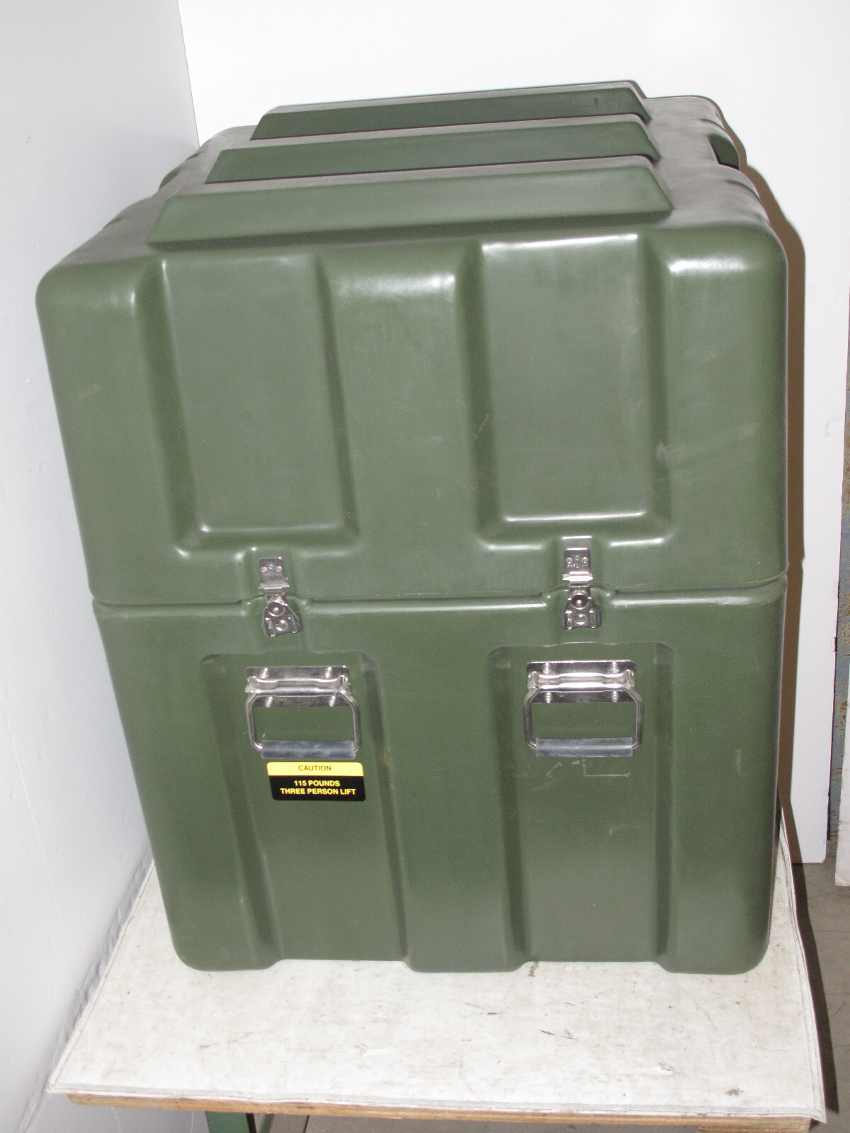 Hardigg Pelican 29x27x35 Hinged Single Lid Hard Case Printer Equipment Shipping