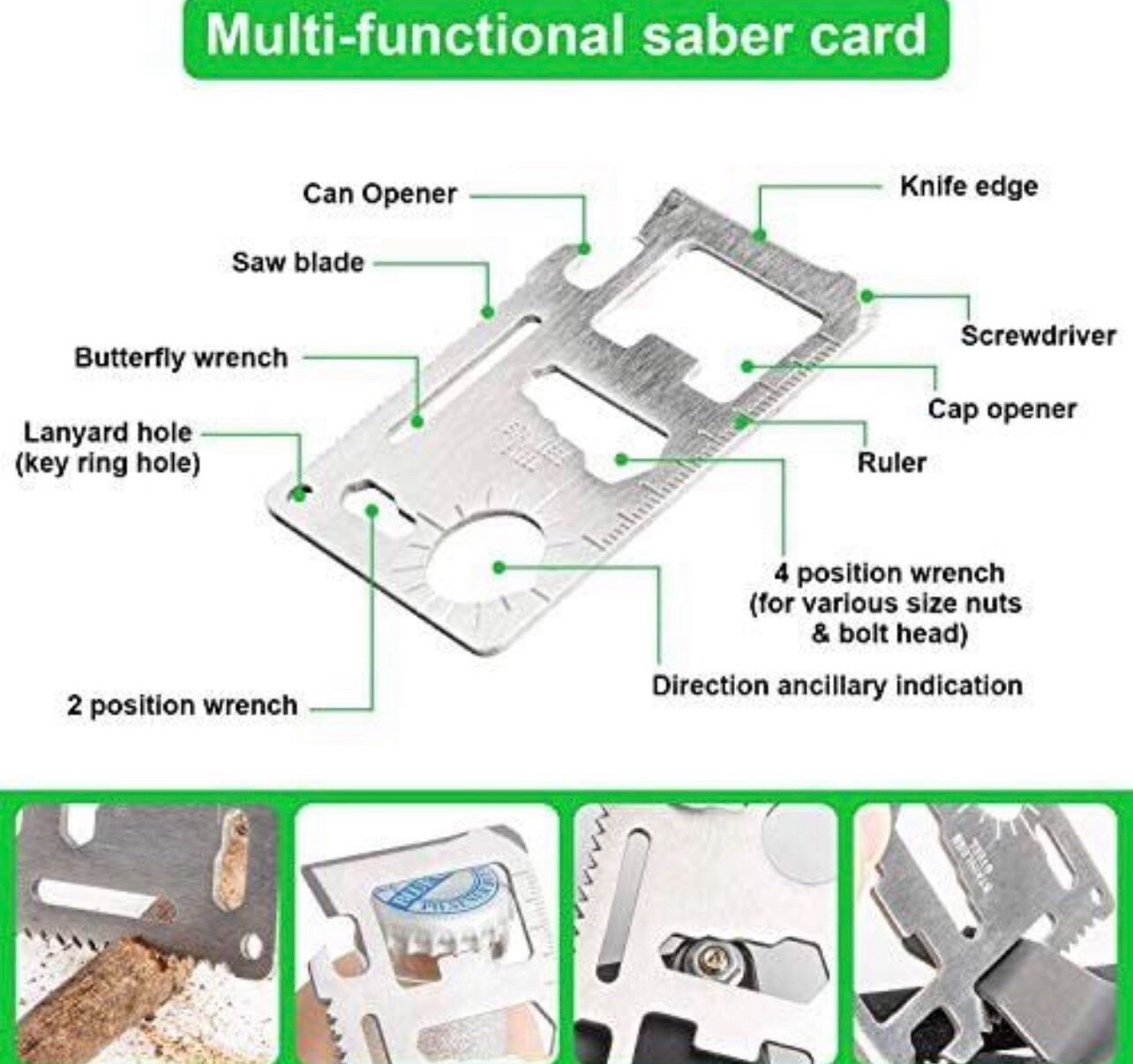 18 In 1 Outdoor Survival Emergency Tactical kit