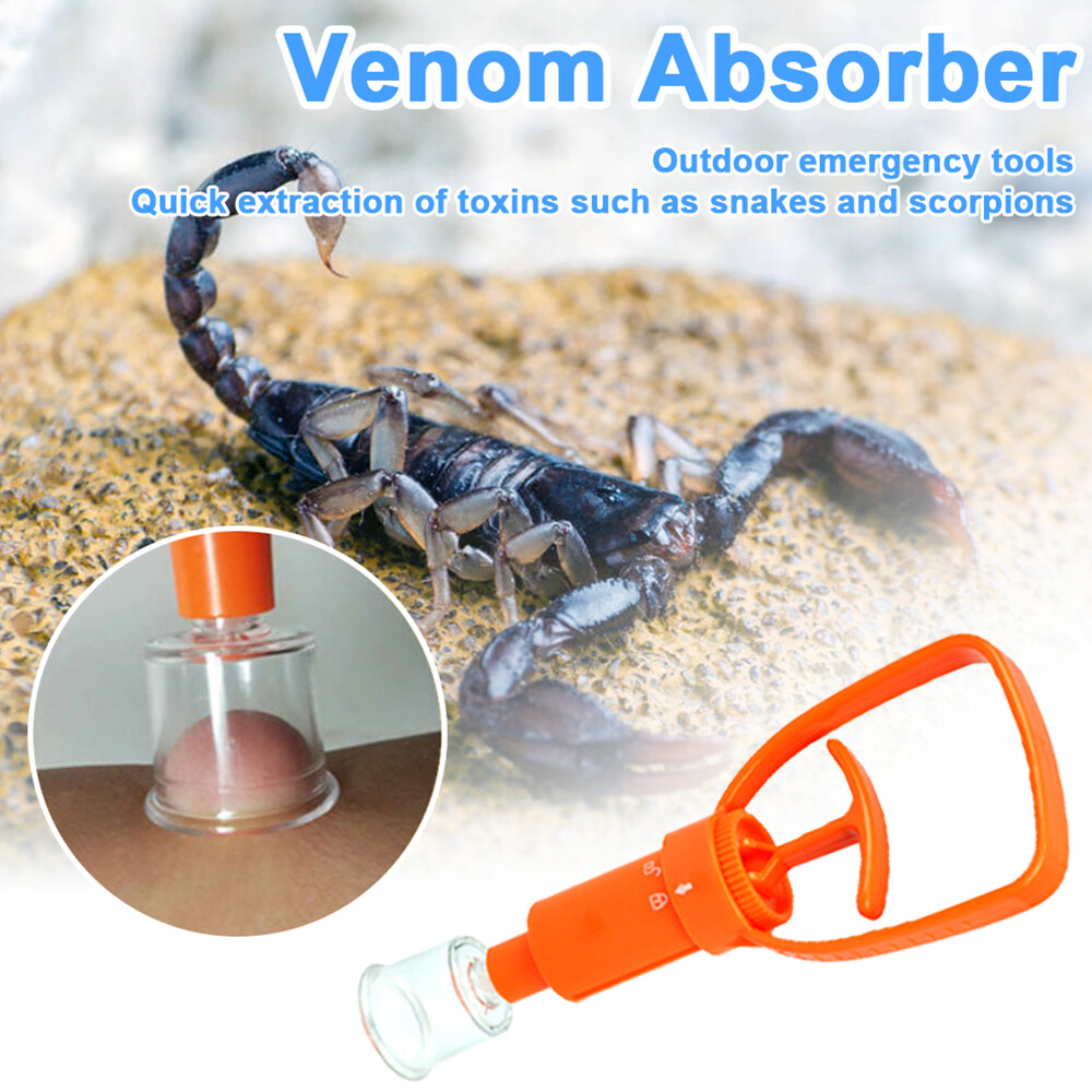 Versatile Robust Easy to Use Wilderness Snake & Bee Bite Vacuum Poison Extractor