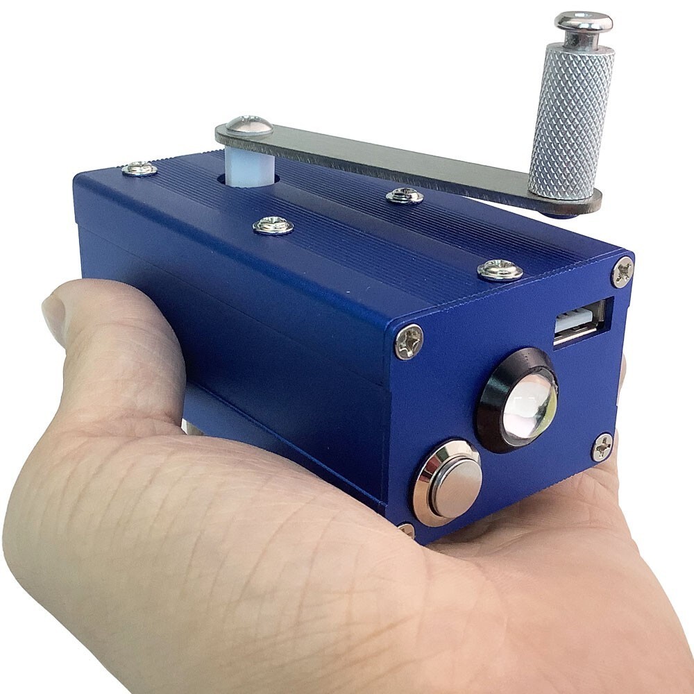 Outdoor Portable Multipurpose Emergency Survival Hand Crank Charge Generator