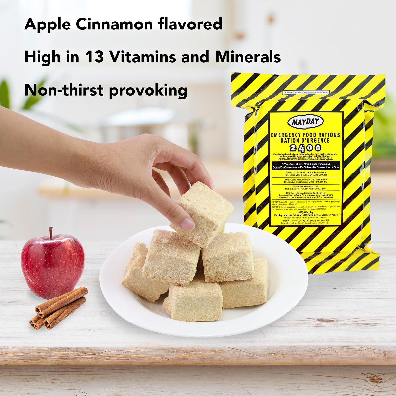 Emergency Survival Kit Food Water Blanket Portable 3 Days Supplies
