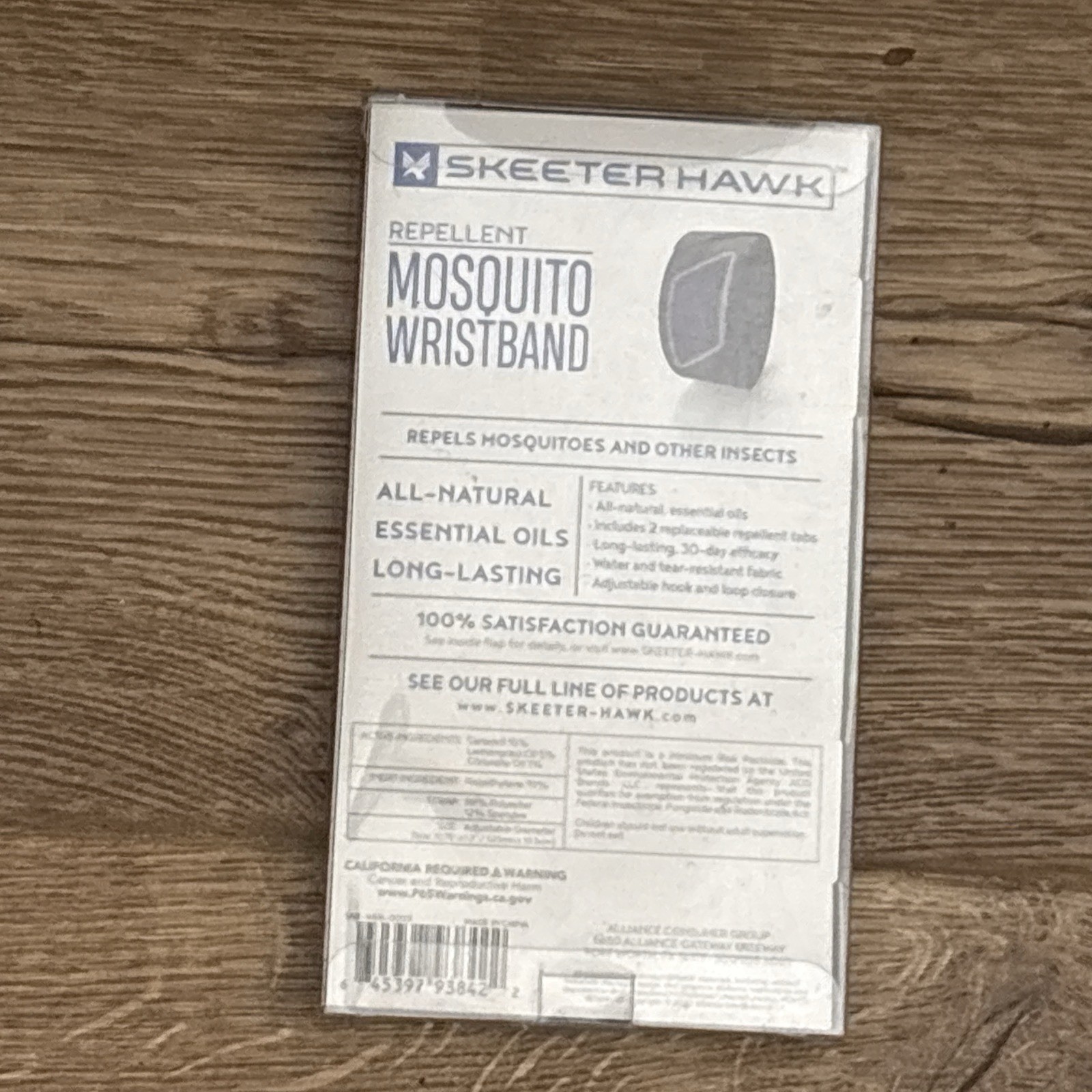 6 SKEETER HAWK WEARABLE MOSQUITO CARABINER CLIPS & WRISTBANDS & OILS BRAND NEW