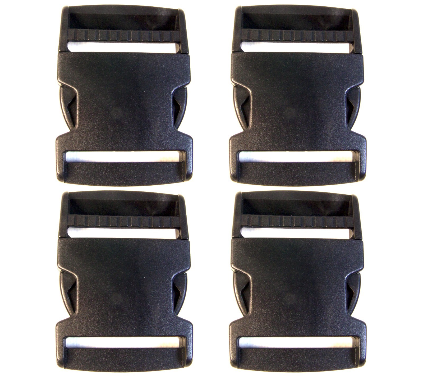 Quick Release Buckle, 2″ Acetal Plastic, 4 Pc. Set – Shipped from The USA!