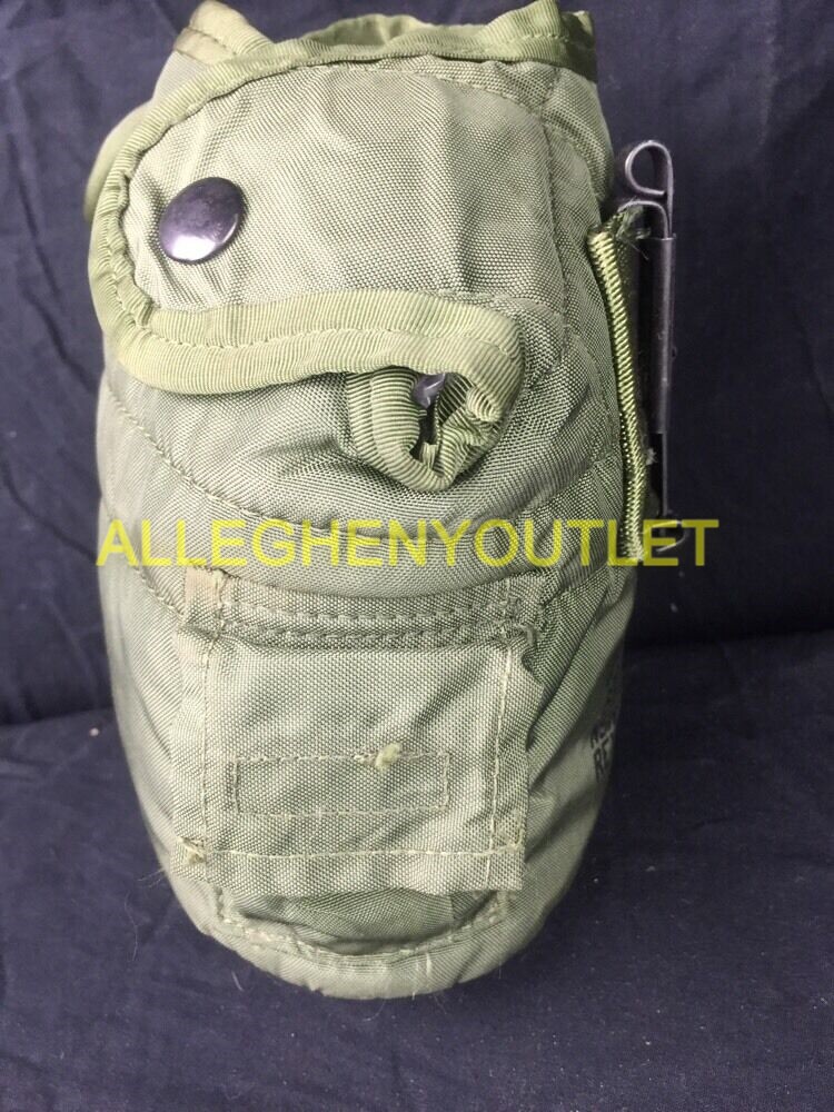 US Military Army 1 QT CANTEEN COVER 1 Quart Pouch w Alice Clips OD NYLON EXC