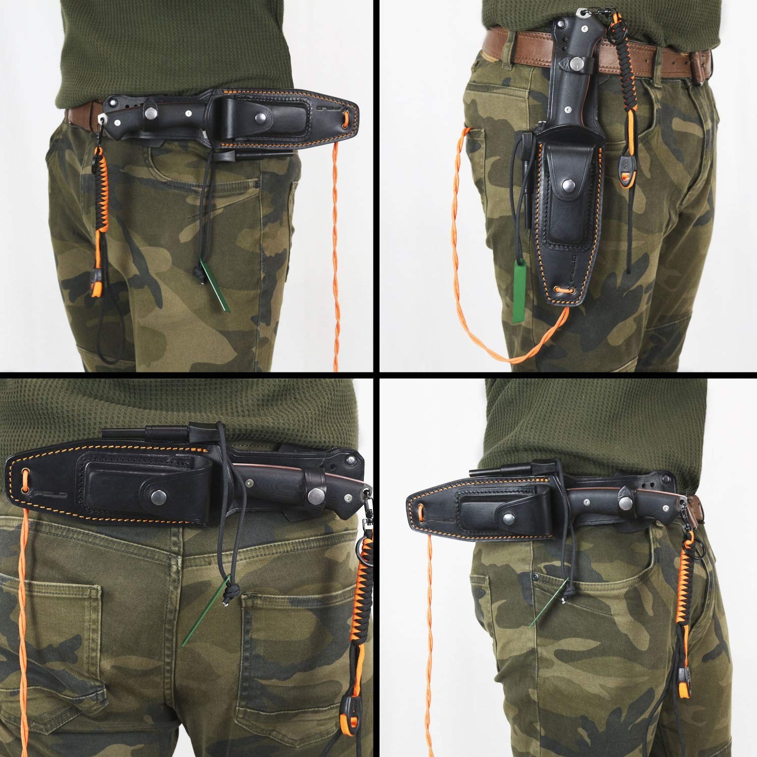 iFIELD Survival Knife Workout MOVA Satin Blade, Includes Sheath, Survival Kni…