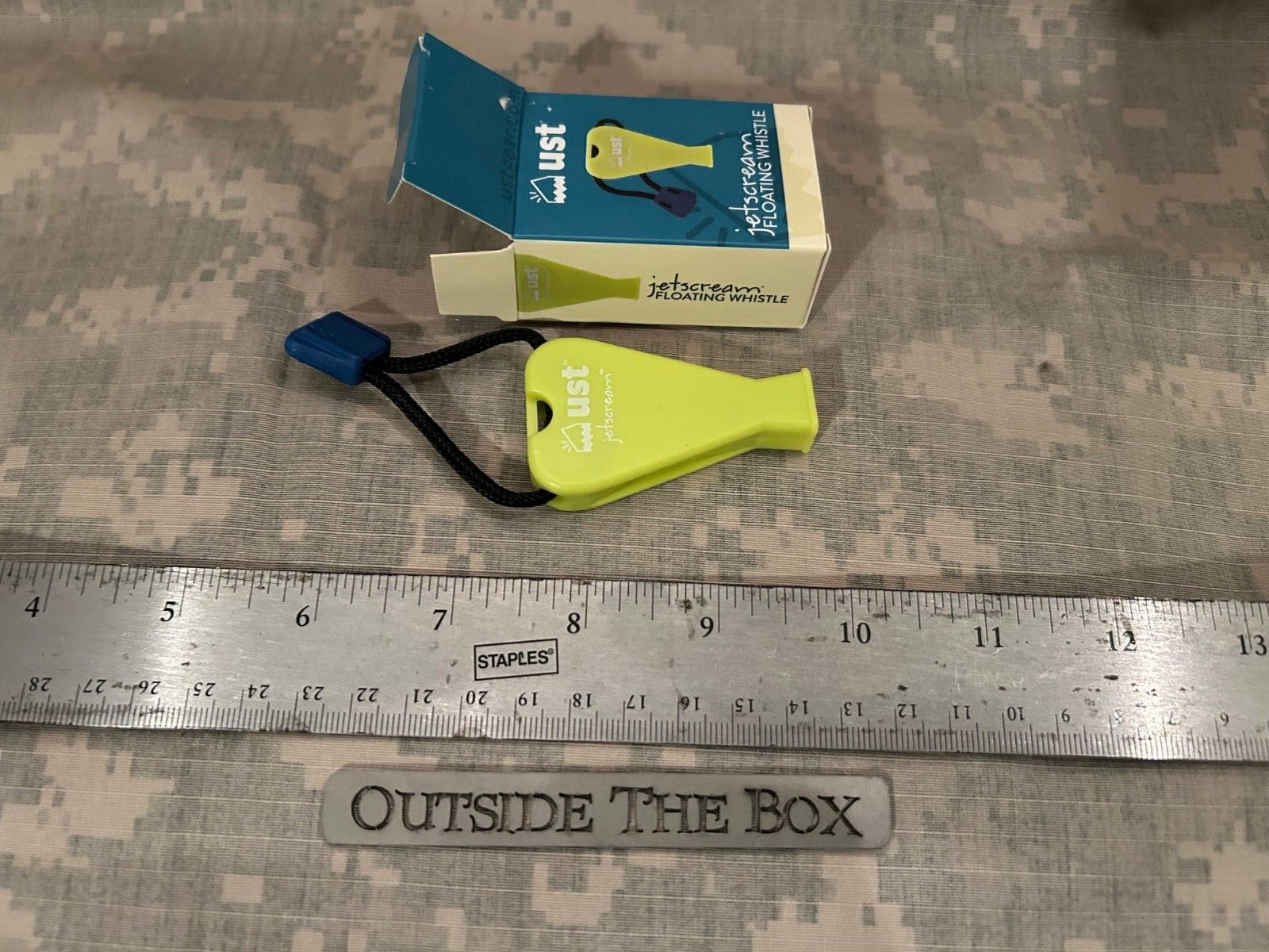 Emergency/Survival: UST Jet Scream Emergency Whistle, 122dB, Pea-Less FLOATS