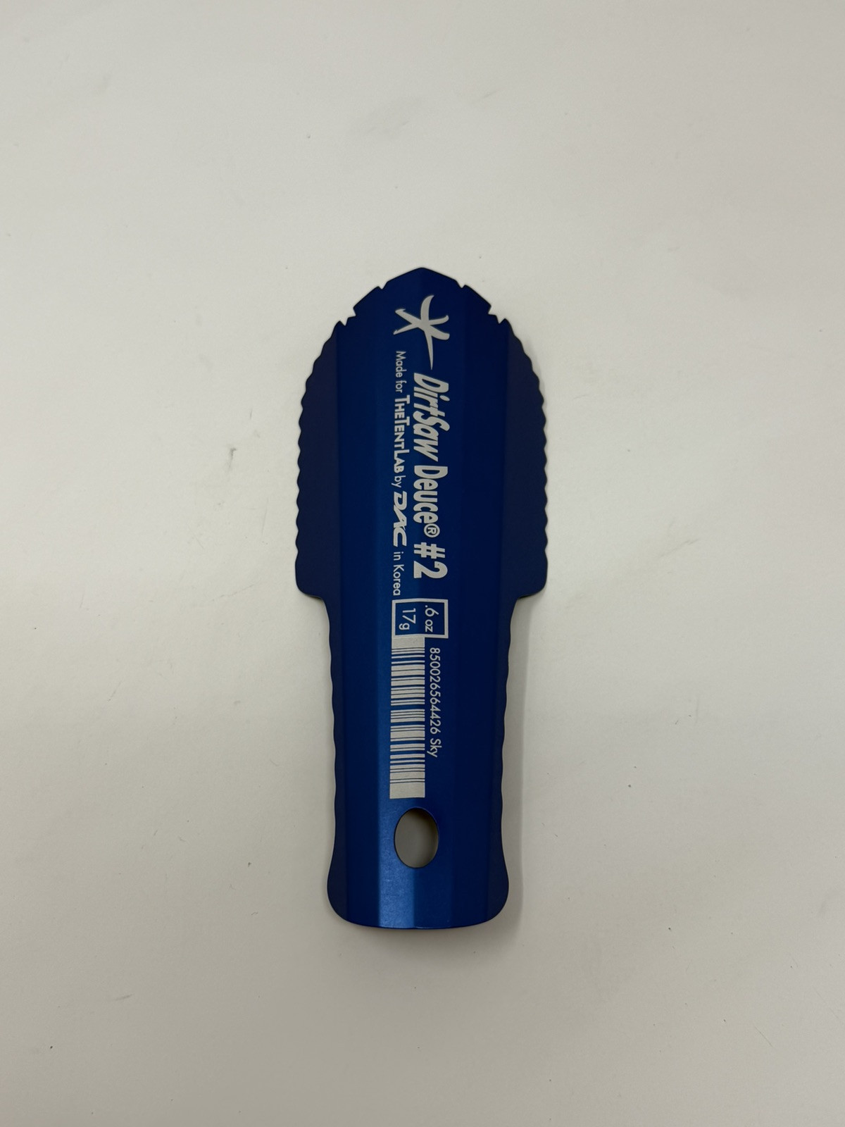 Sky Blue The DirtSaw Deuce #2 Trowel Made for TheTentLab by DAC, .6oz