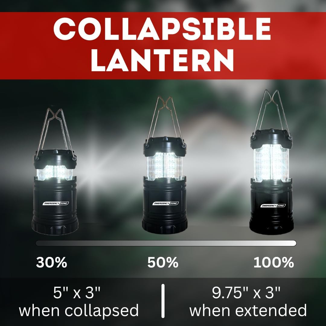 Power Outage Emergency Kit Radio Lantern Flashlight Hurricane Storm Set
