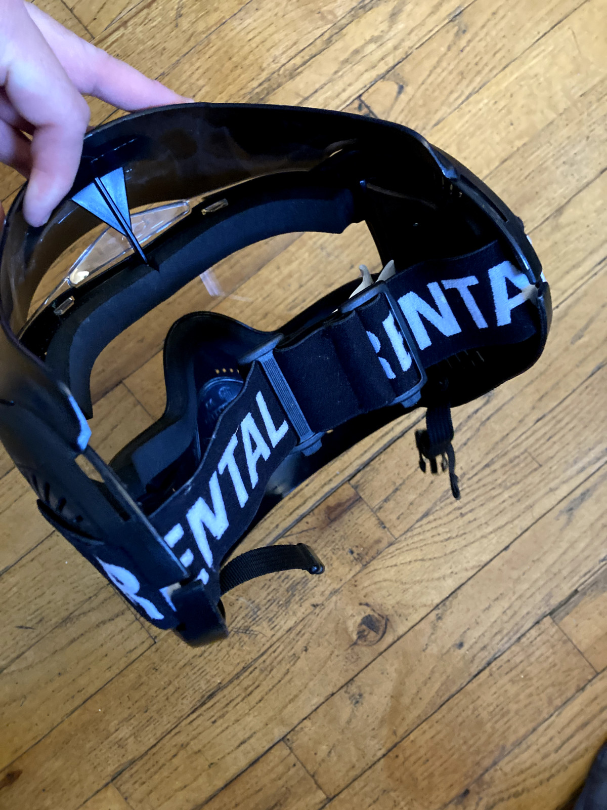 Valken Paintball Mask Full Face Goggles Black Adjustable Strap – Excellent Condi