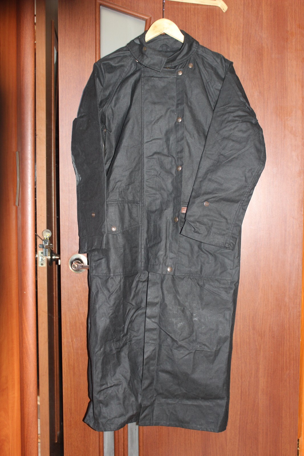 Outback MEN’S Long OILSKIN DUSTER Cloak Australian -XS