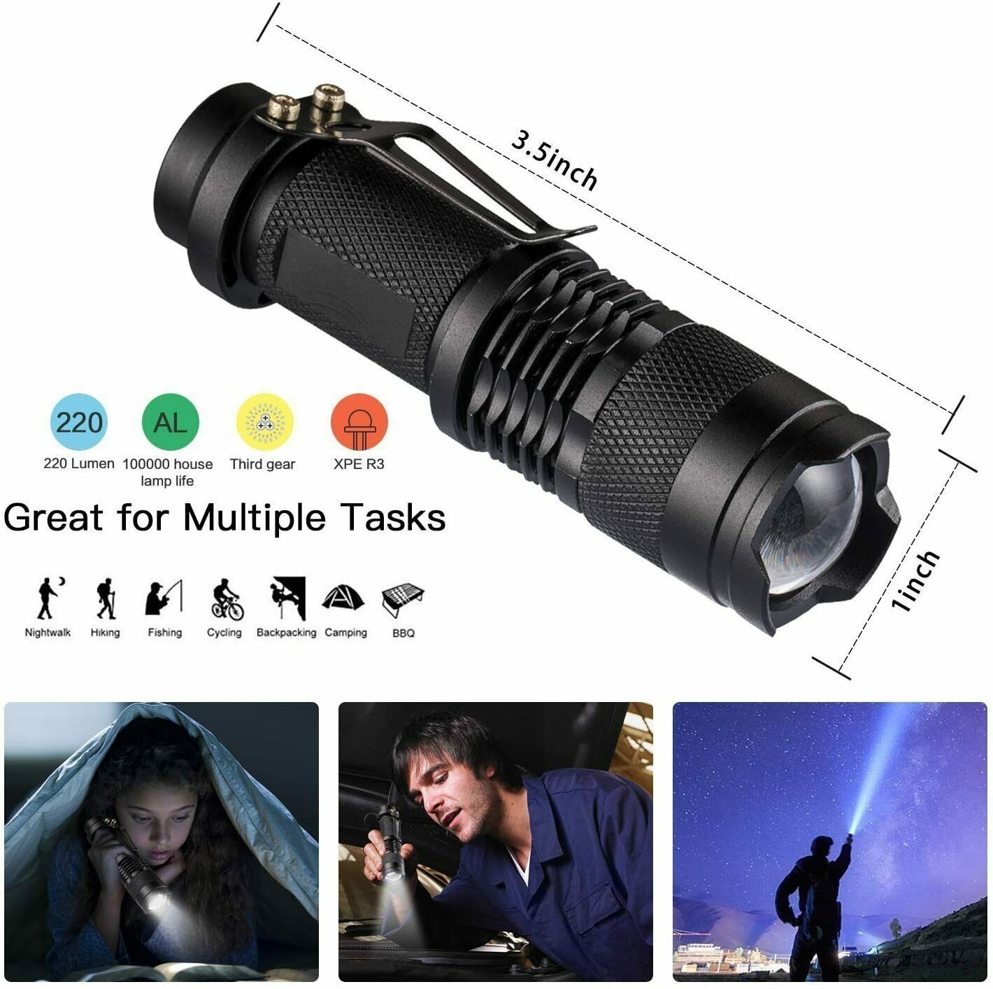 14-In-1 Outdoor Emergency Survival Kit -camping, hiking, travel ^j