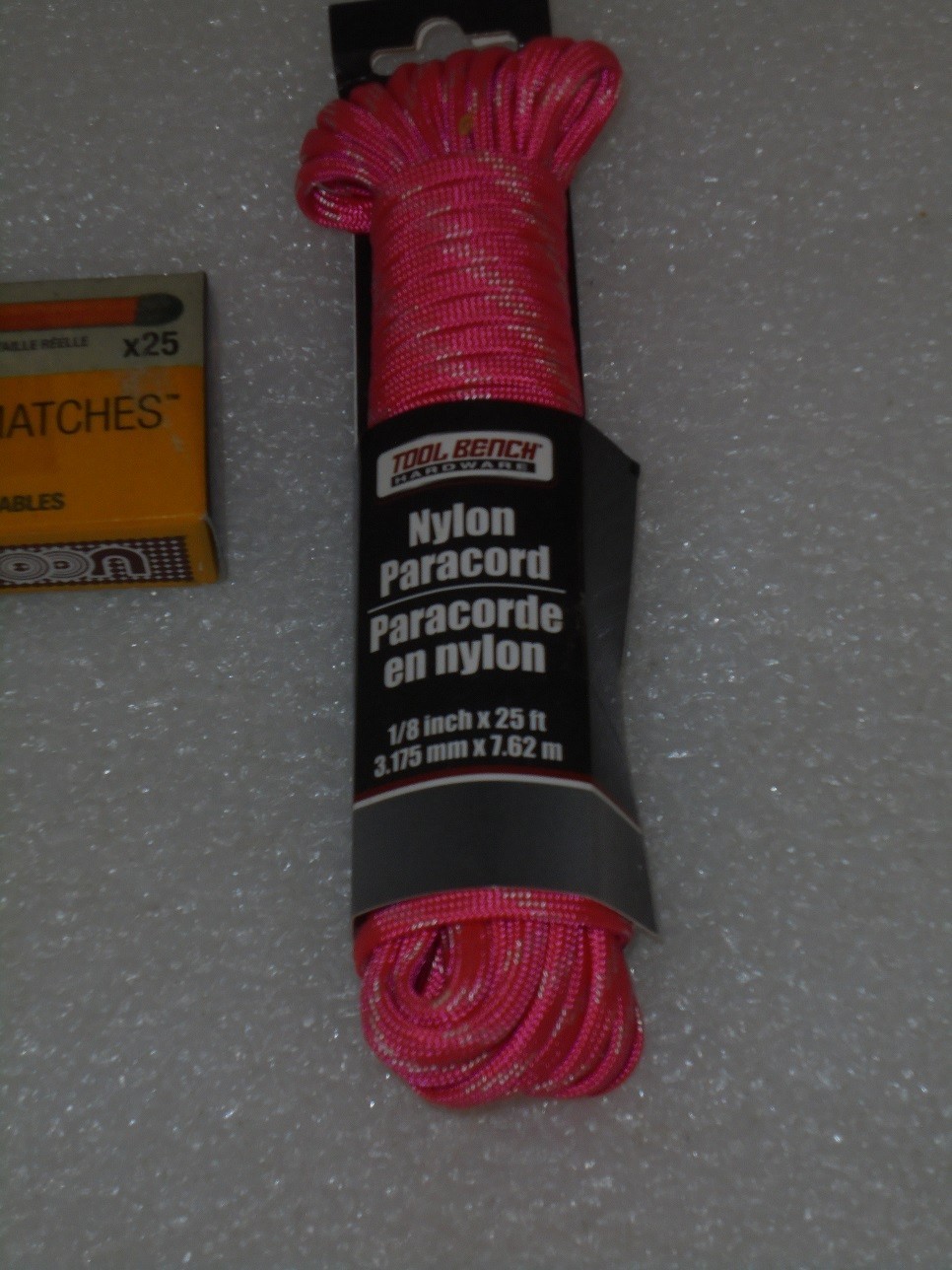 25ct UCO STORM PROOF MATCHES WITH PARACORD 15 Sec. Burn Windproof STRIKE ON BOX!